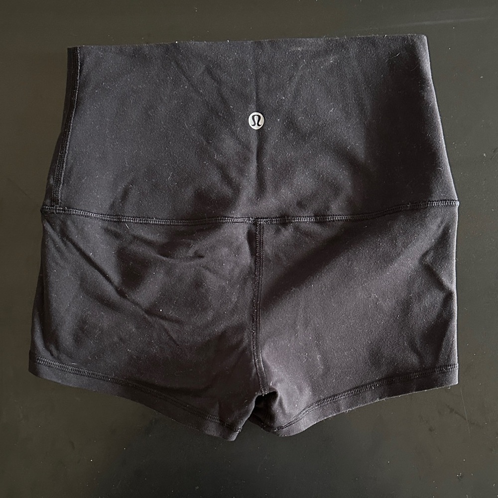lululemon athletica Women's Black Athletic Shorts